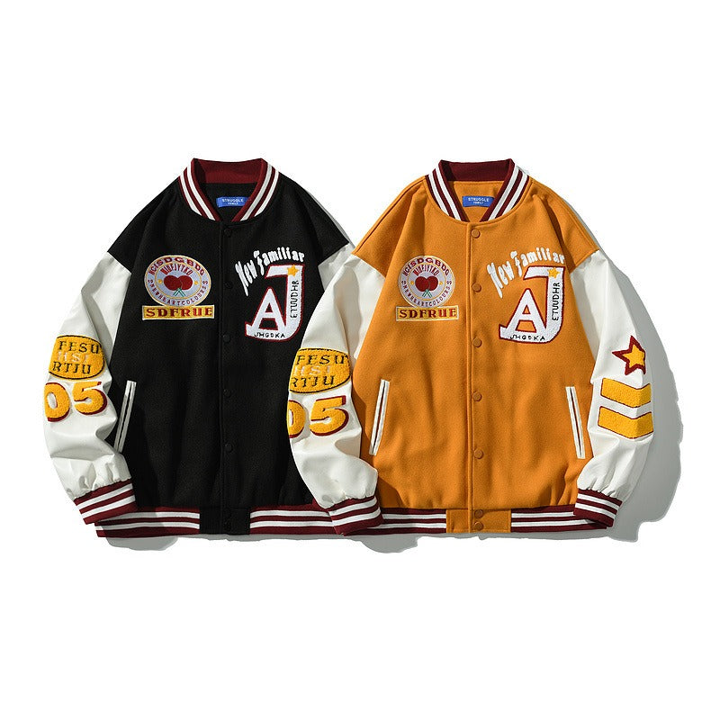 Spring and Autumn National Trend Loose Jackets for Men Couples BF Style Street Casual Jackets for Men Jacket
