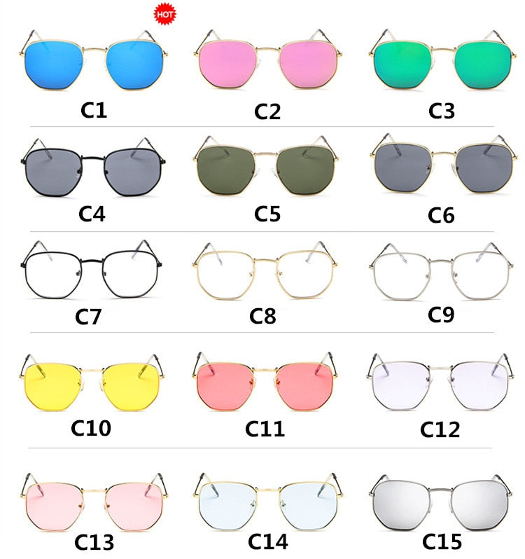 Metal Women Sunglasses Luxury Brand Design Glasses Female Classic Driving Eyewear uv400 Oculos De Sol Masculino