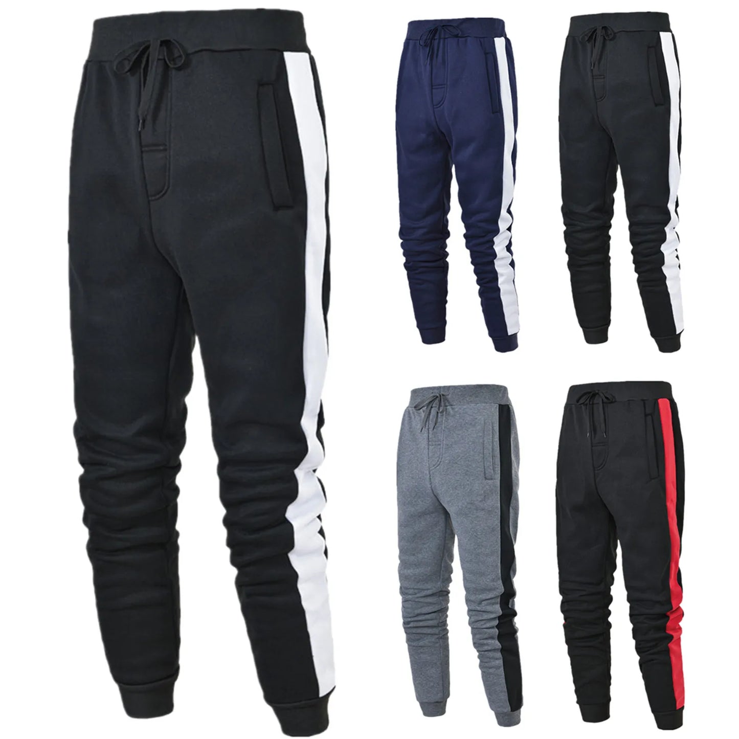 Man pants gym Workwear Sportswear baggy tracksuit luxury Joggers sweatpants Trousers straight summer y2k Big-size pantalones
