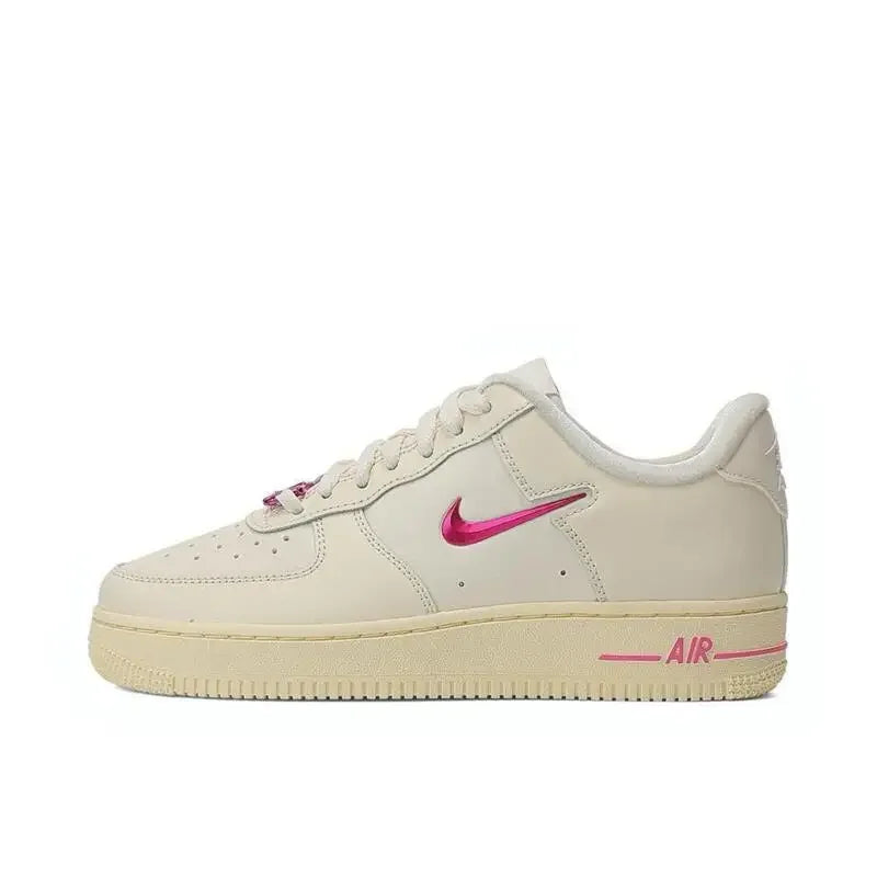 Nike Air Force 1 Men's and Women's Board Shoes Are Non Slip, Durable, Comfortable, Lightweight, Cushioned, Low Cut, Red