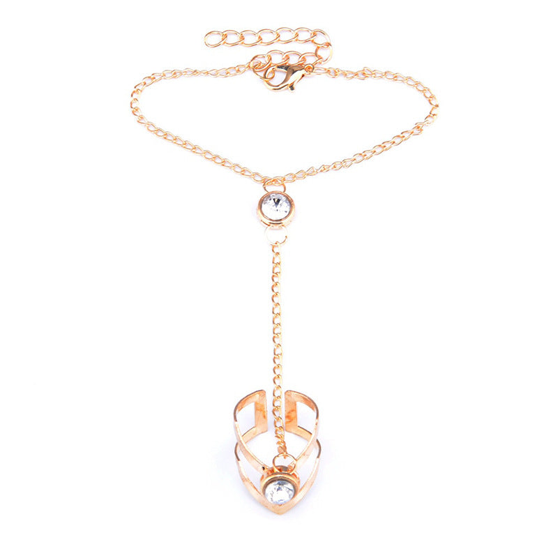 Ladies Bracelet Ins Wind Niche Design Butterfly Pendant Chain Splicing Link Bracelet