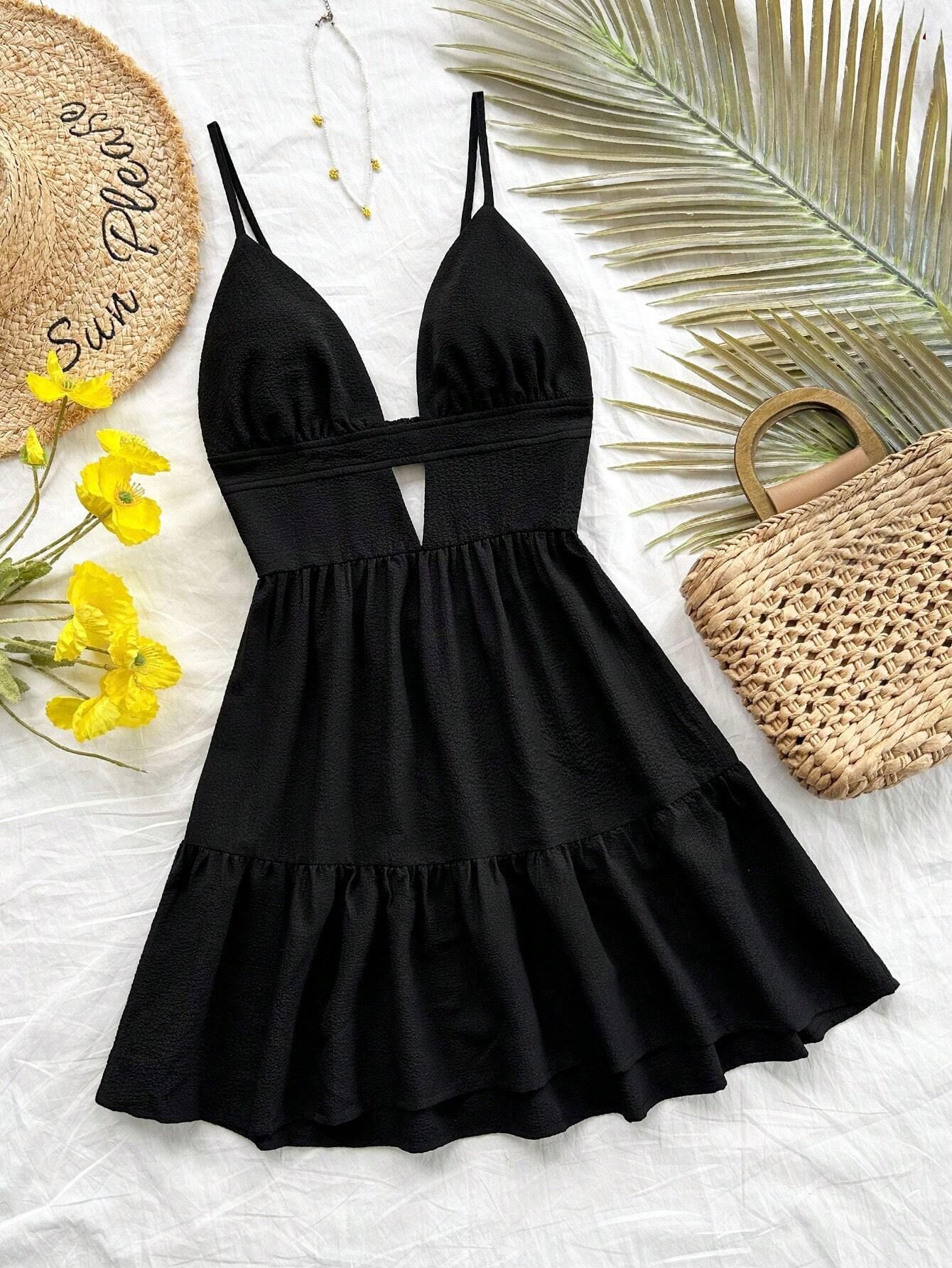 Holiday Dress Women's Sleeveless Backless
