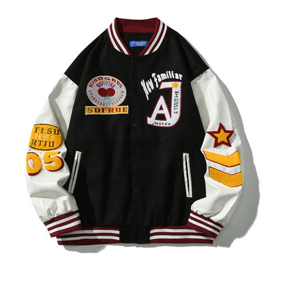 Spring and Autumn National Trend Loose Jackets for Men Couples BF Style Street Casual Jackets for Men Jacket