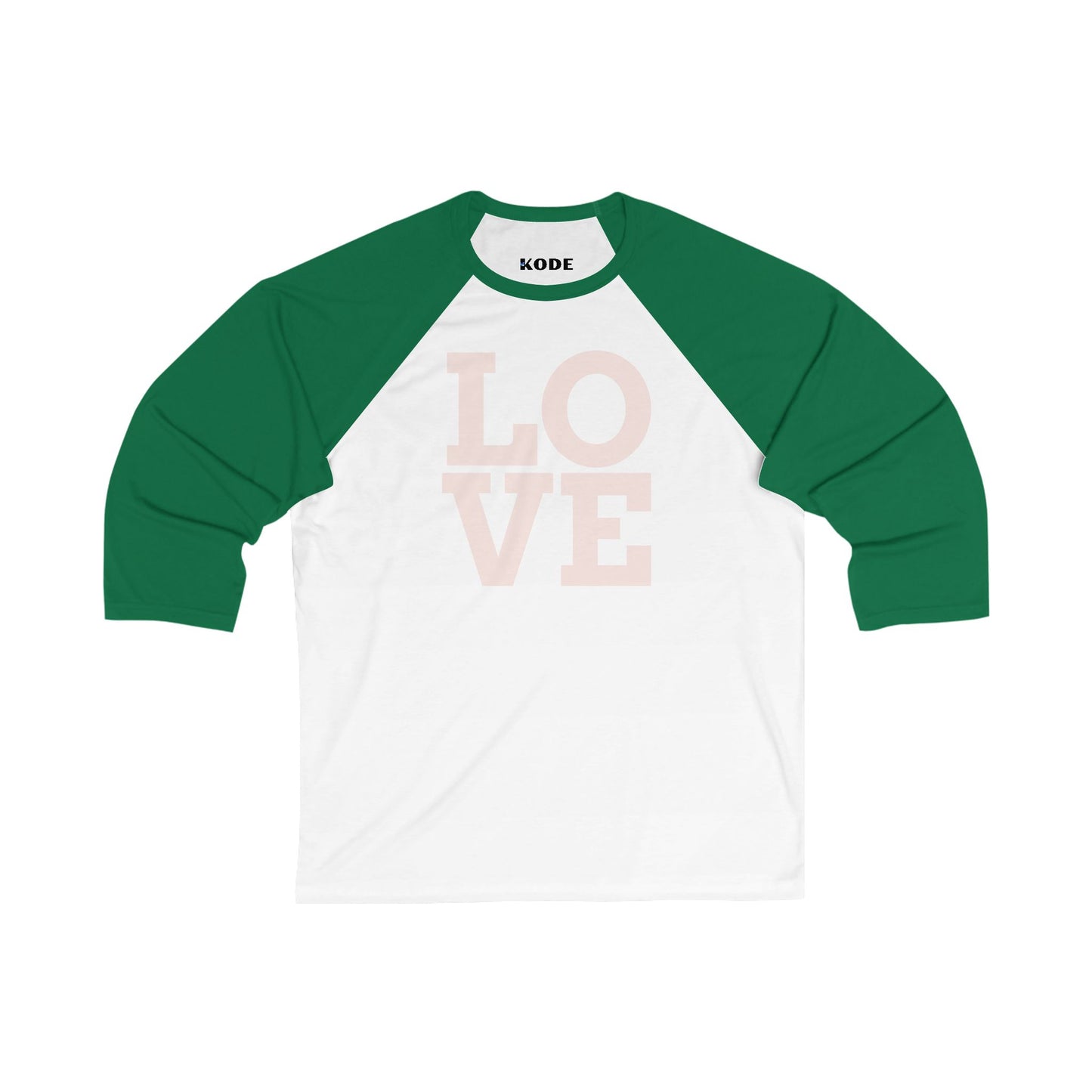 Unisex 3\4 Sleeve Baseball Tee kpy