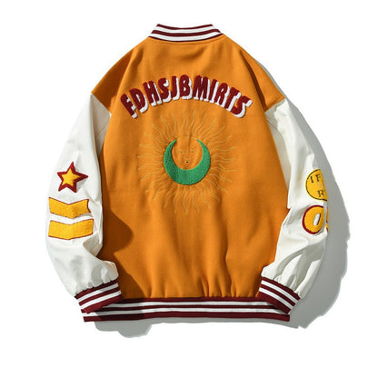 Spring and Autumn National Trend Loose Jackets for Men Couples BF Style Street Casual Jackets for Men Jacket