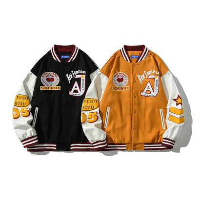 Spring and Autumn National Trend Loose Jackets for Men Couples BF Style Street Casual Jackets for Men Jacket