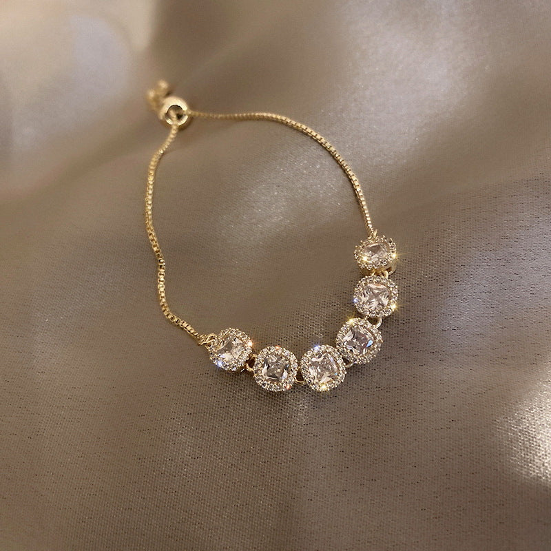 Sexy Adjustable Bracelet Female Summer Ins Niche Design Simple Light Luxury All-Match New Bracelet