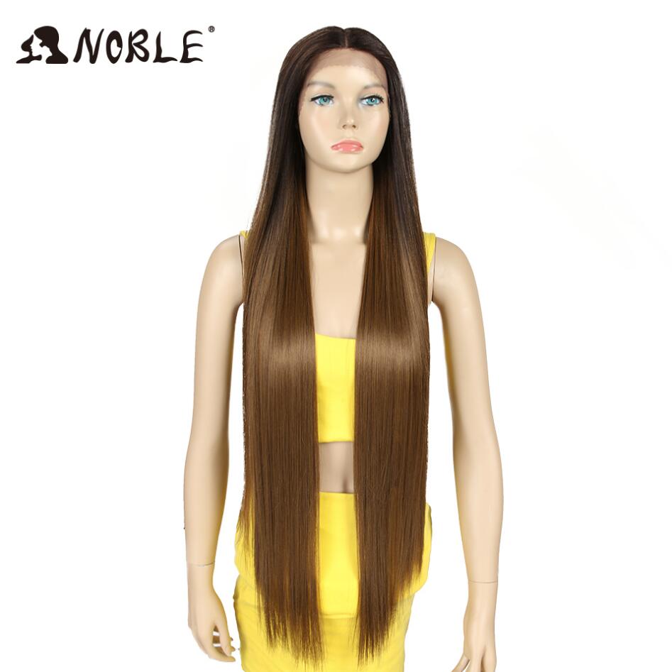 Badon marchand hair Wigs For Black Women Straight Synthetic Lace WIg 38 Inch Ombre Blonde Lace Wig Cosplay Blonde Synthetic Lace Wig