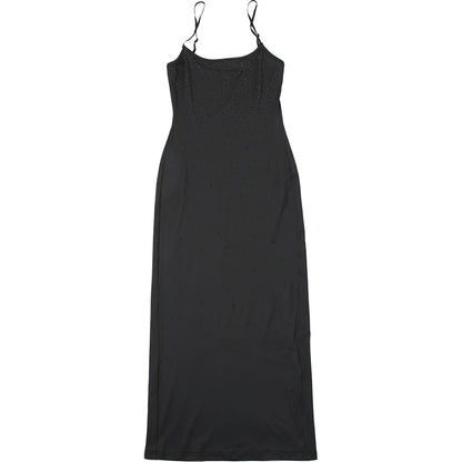 Sylcue Elegant Light Diamond Silm Sling Dress