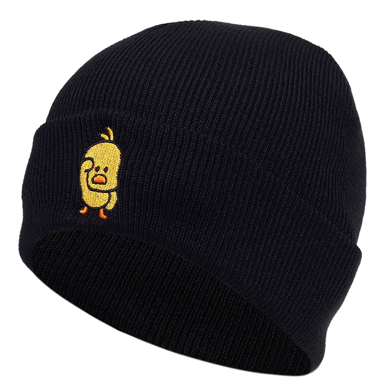 Casual Little Yellow Duck Beanie kodez